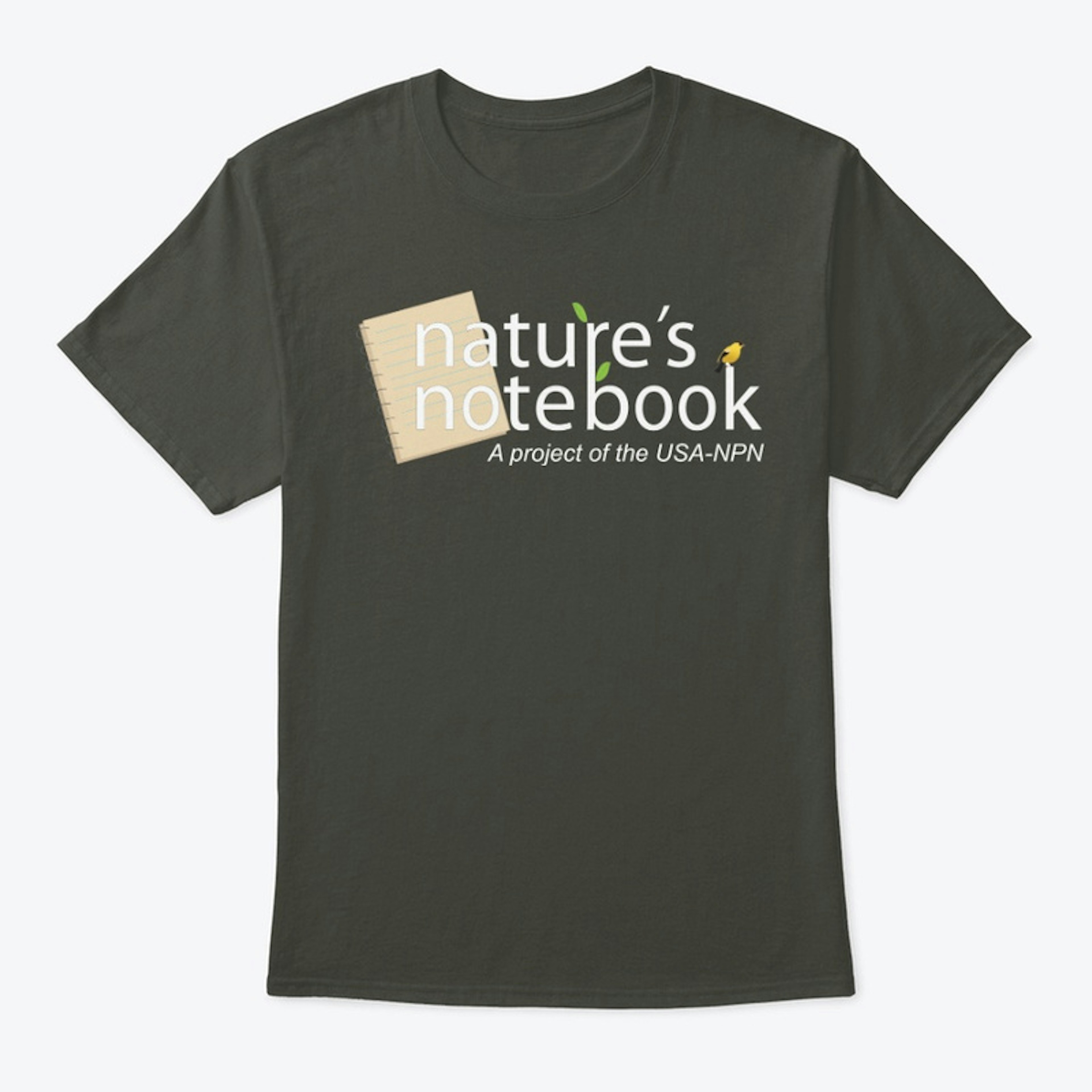 Nature's Notebook Classic T-shirt (Dark)