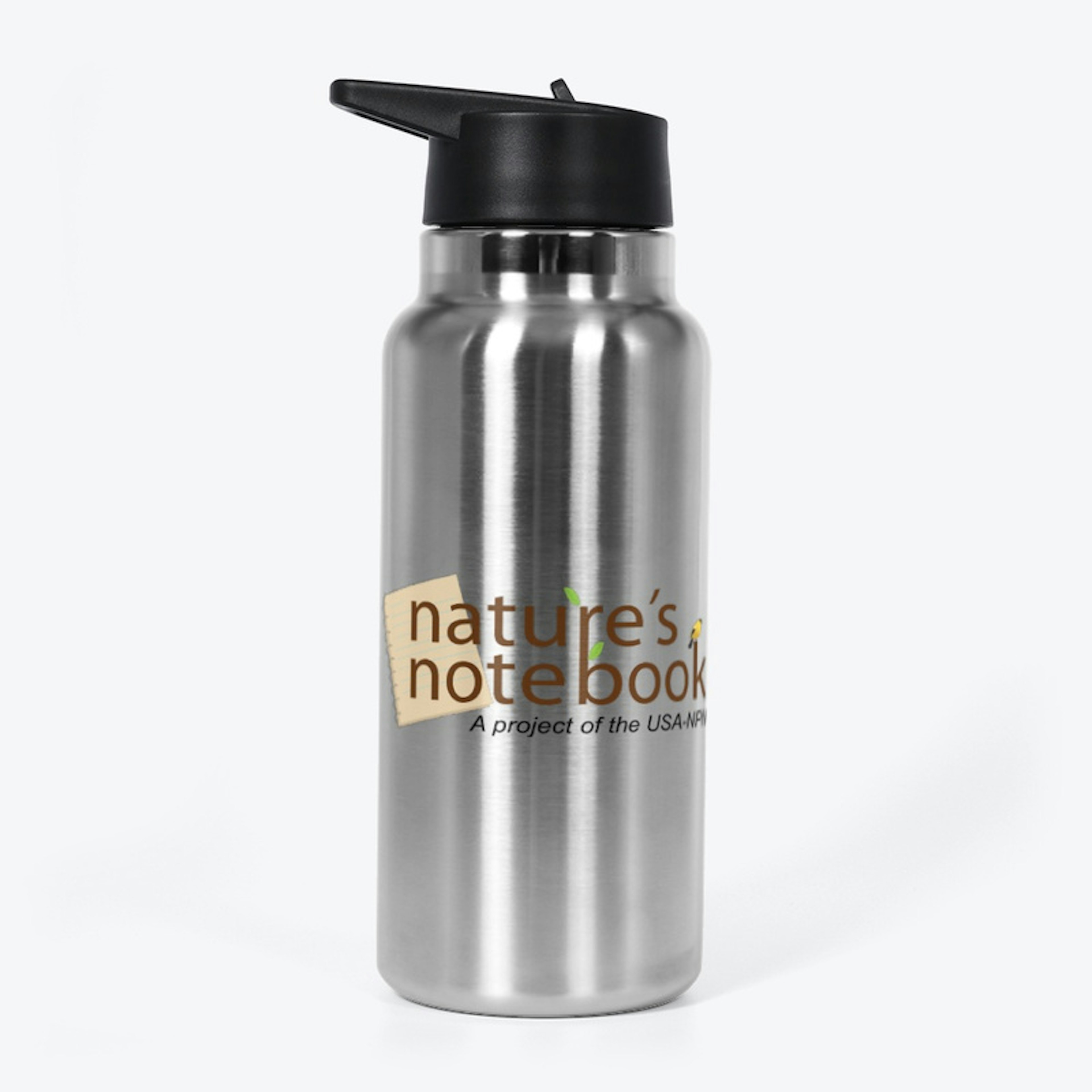 Nature's Notebook Water Bottle